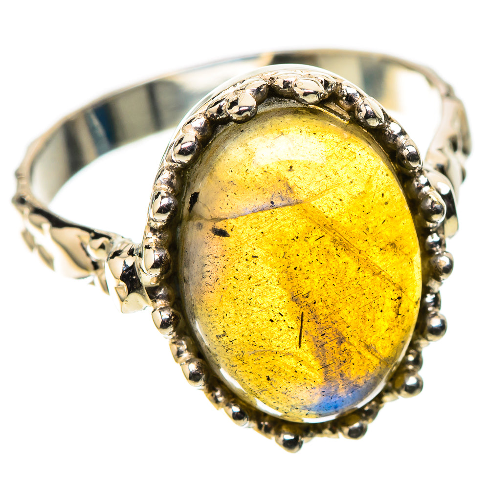 Premium Labradorite Ring Size 8 (925 Sterling Silver) RING138117