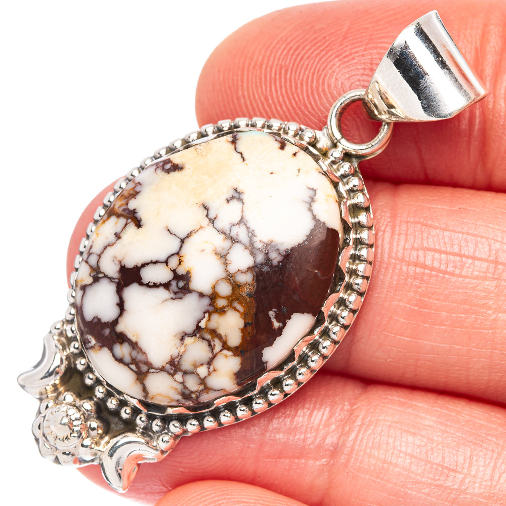 Wild Horse Jasper Pendant 1 3/4" (925 Sterling Silver) P44084