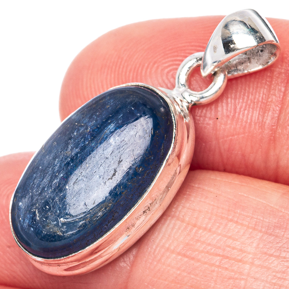 Kyanite 925 Sterling Silver Pendant 1 1/8" (925 Sterling Silver) P41877
