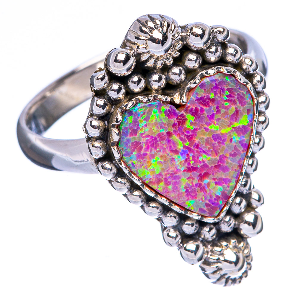 Synthetic Opal Ring Size 7.5 (925 Sterling Silver) R146117