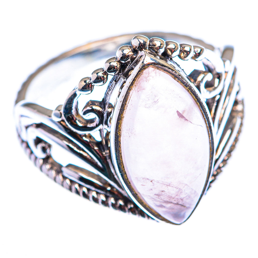 Rose Quartz Ring Size 8.25 (925 Sterling Silver) RING140159