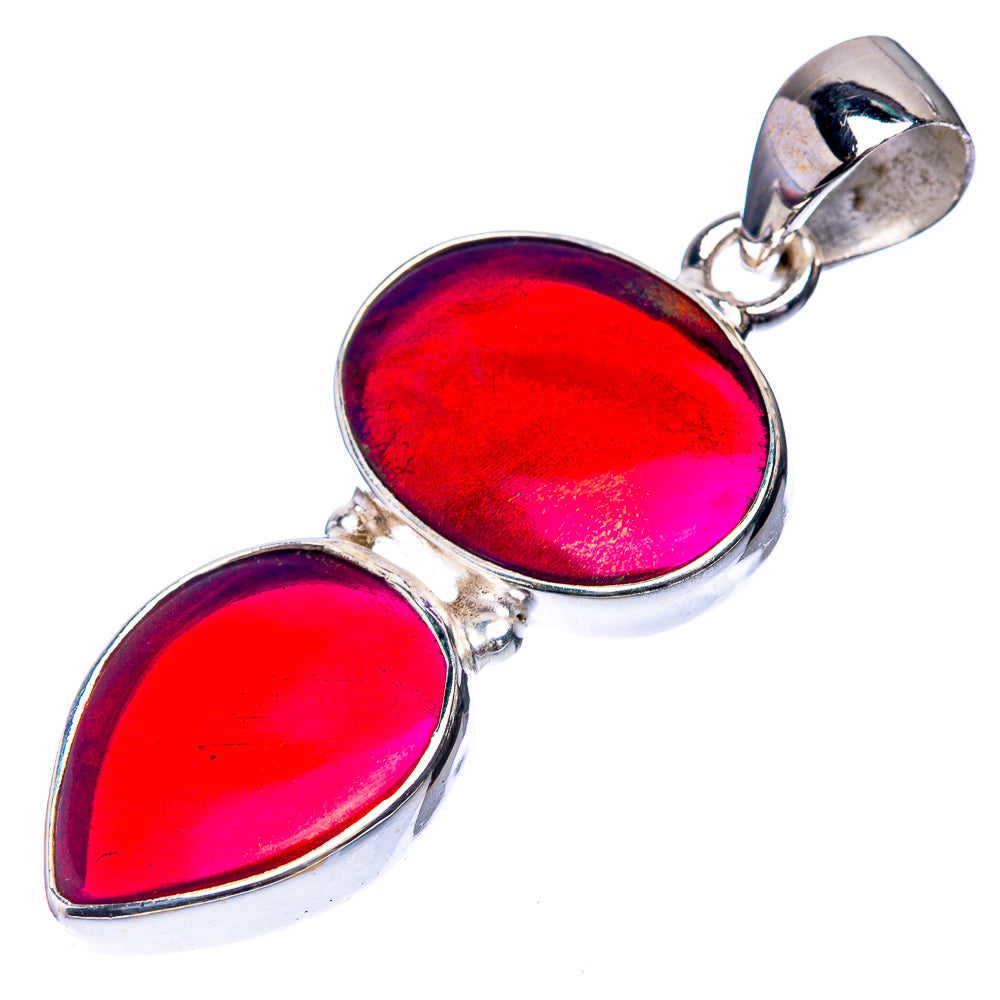Aura Opal Pendant 1 5/8" (925 Sterling Silver) P39304