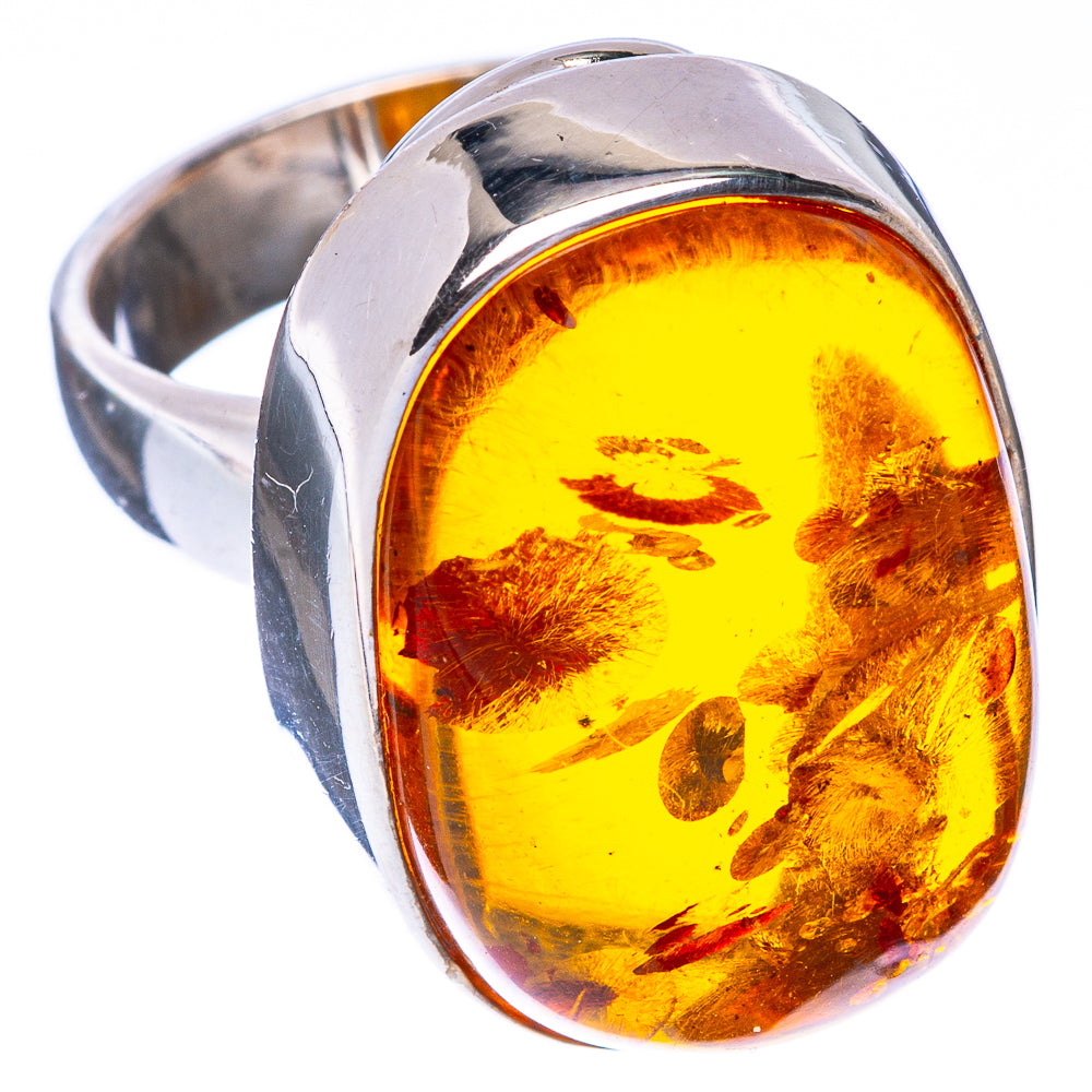 Baltic Amber Ring Size 6.25 (925 Sterling Silver) R1850