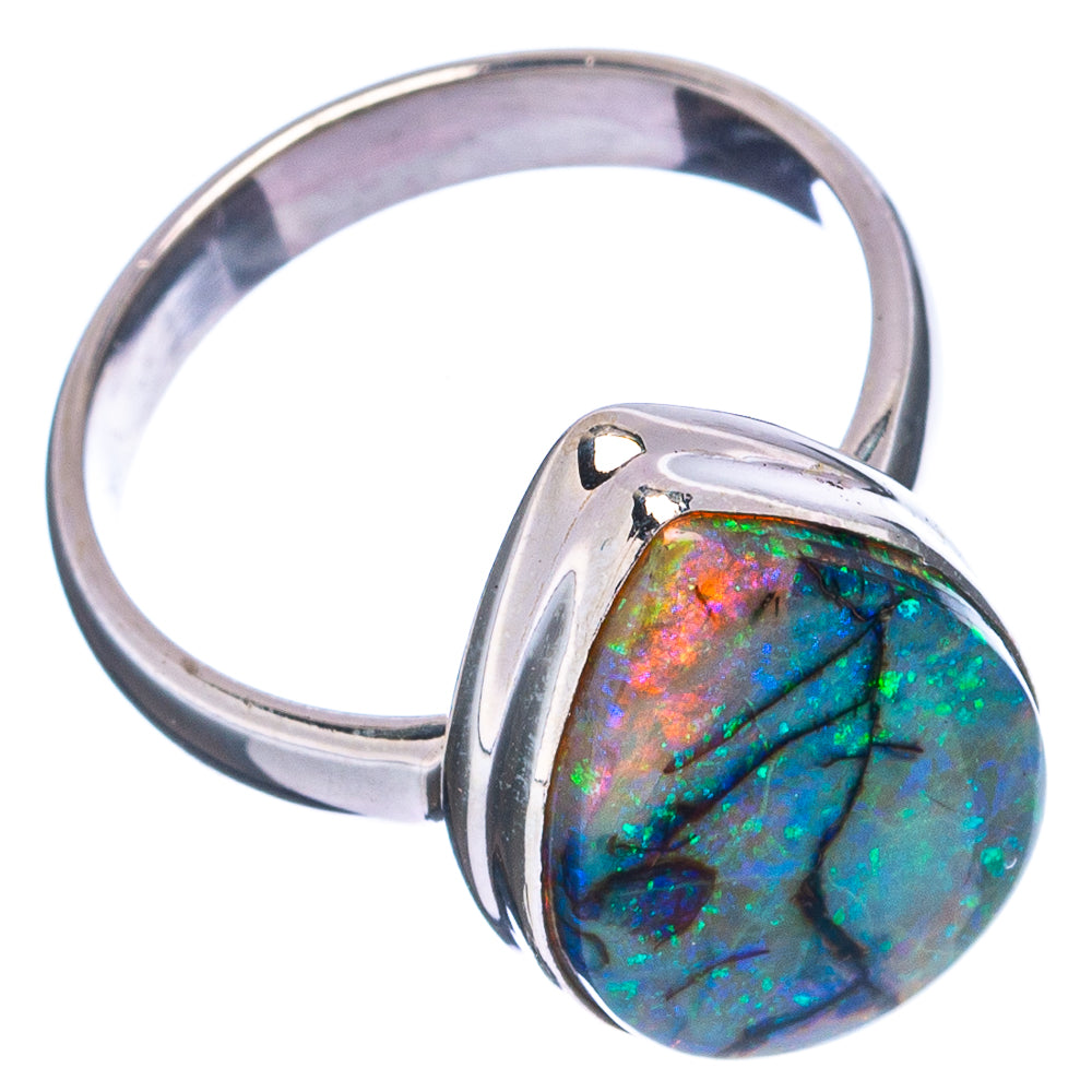 Rare Sterling Opal Ring Size 6 (.925 Sterling Silver)