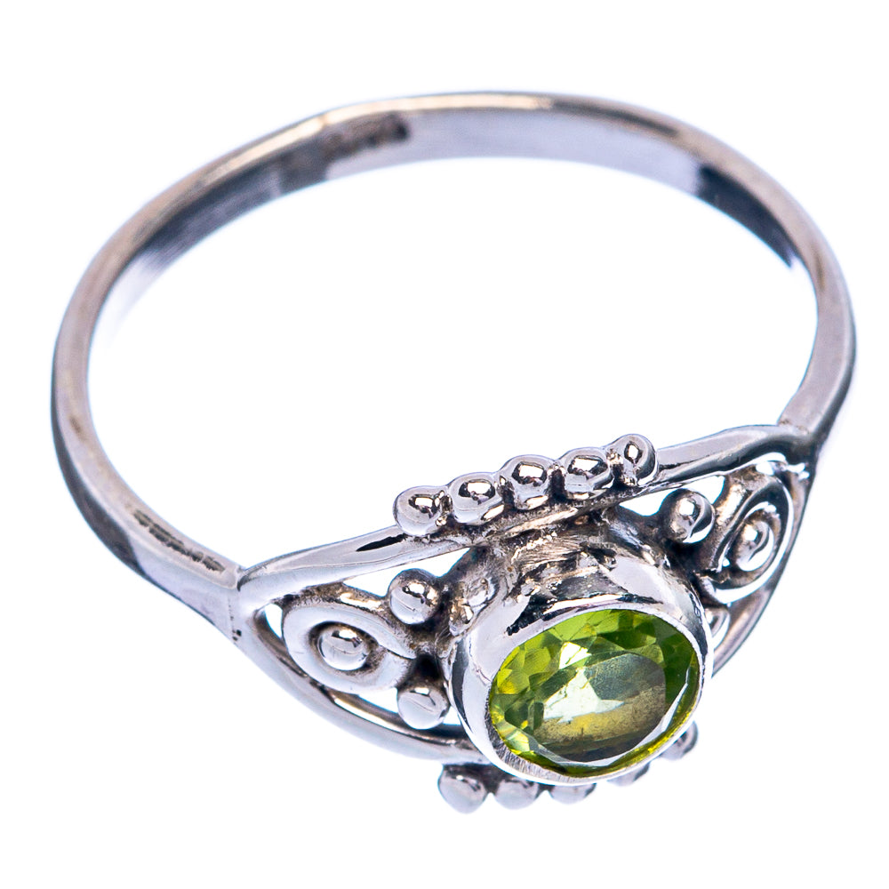 Peridot Dainty Ring Size 5.75 (925 Sterling Silver) R145500
