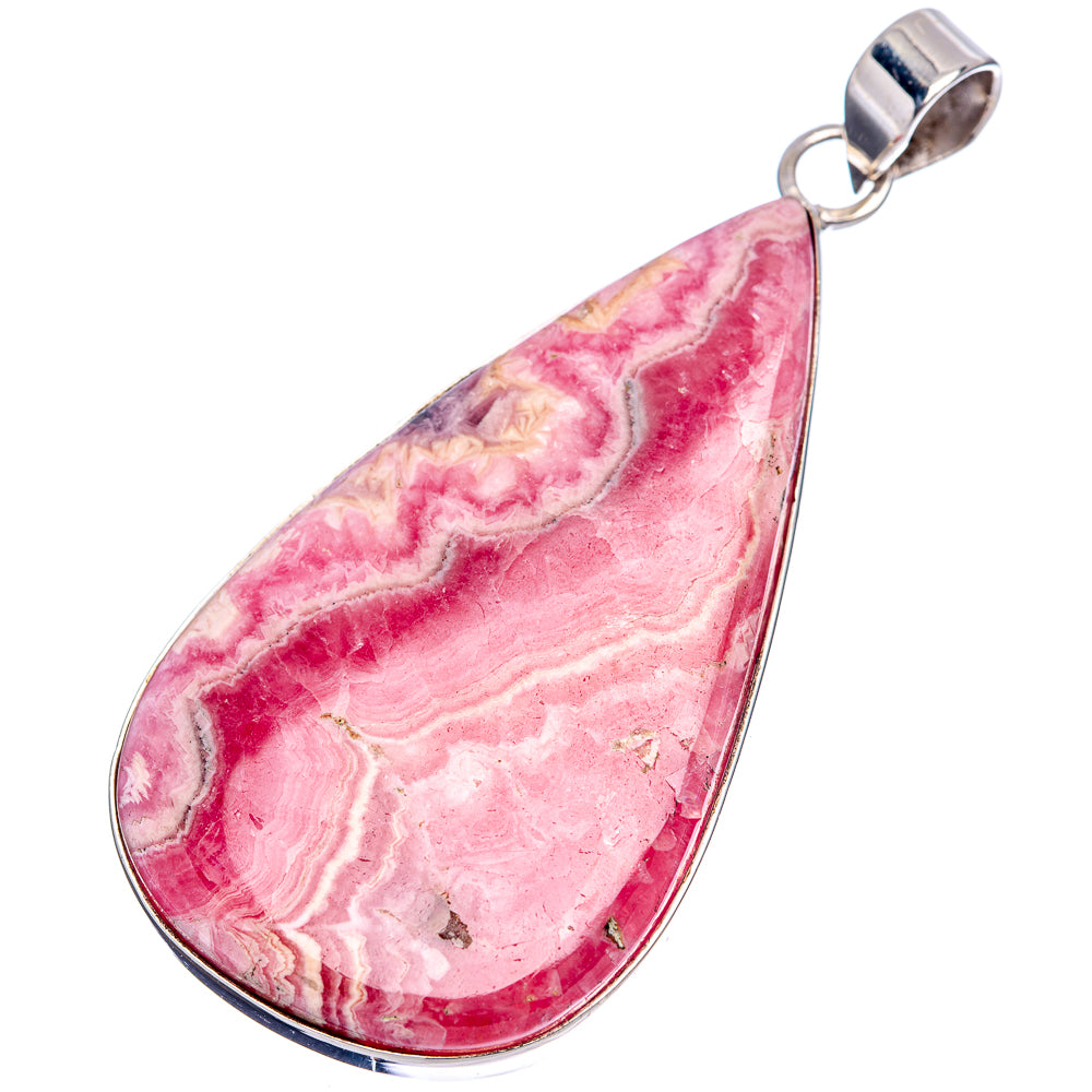 Premium Rhodochrosite Pendant 2 5/8" (.925 Sterling Silver)