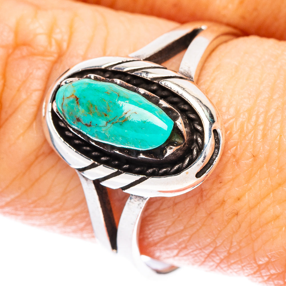 Rare Arizona Turquoise Ring Size 9.5 (925 Sterling Silver) R147003