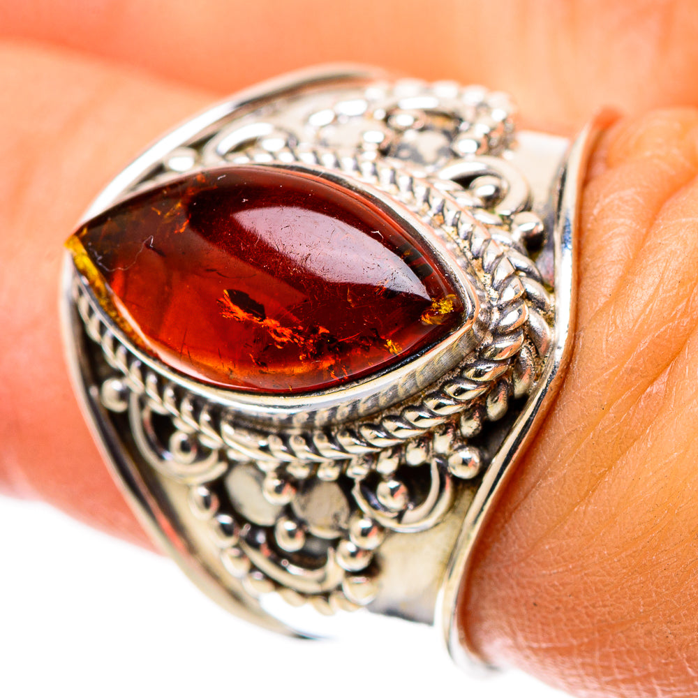 Baltic Amber Ring Size 6.25 (925 Sterling Silver) RING138877