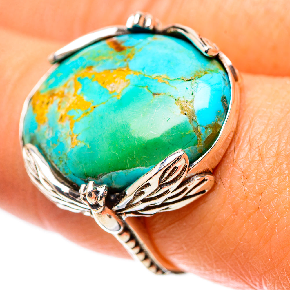 Chrysocolla Ring Size 7.75 (925 Sterling Silver) RING138817