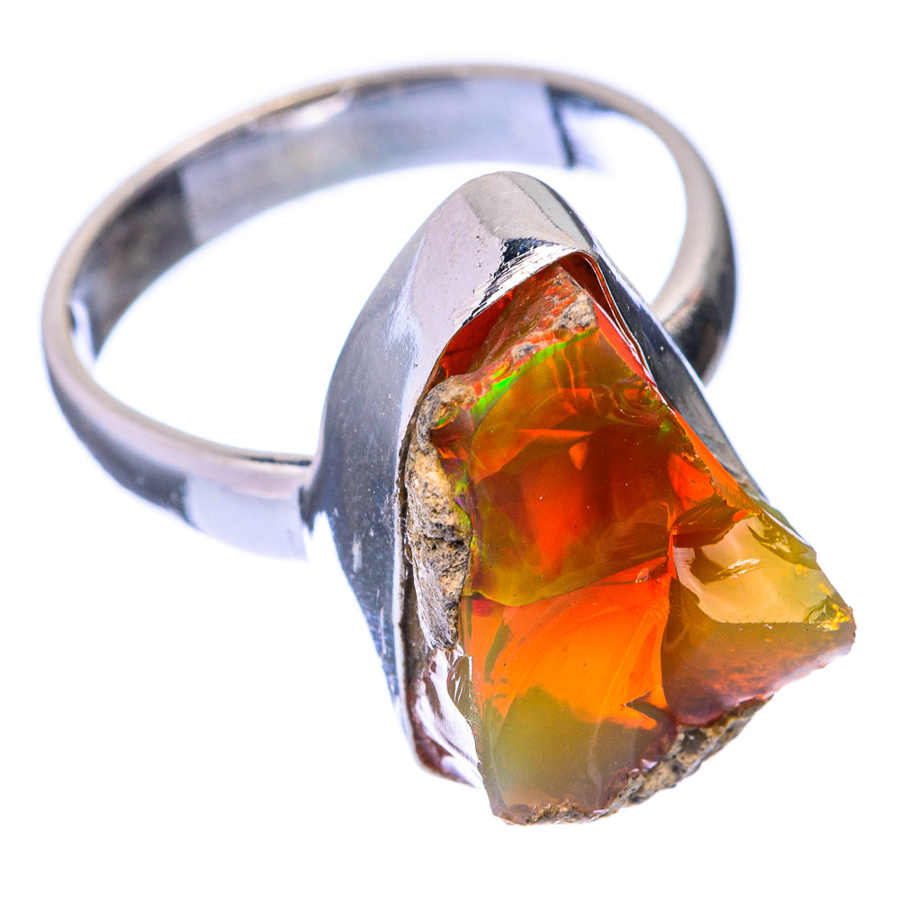 Raw Ethiopian Opal Ring Size 6 (925 Sterling Silver) R141502