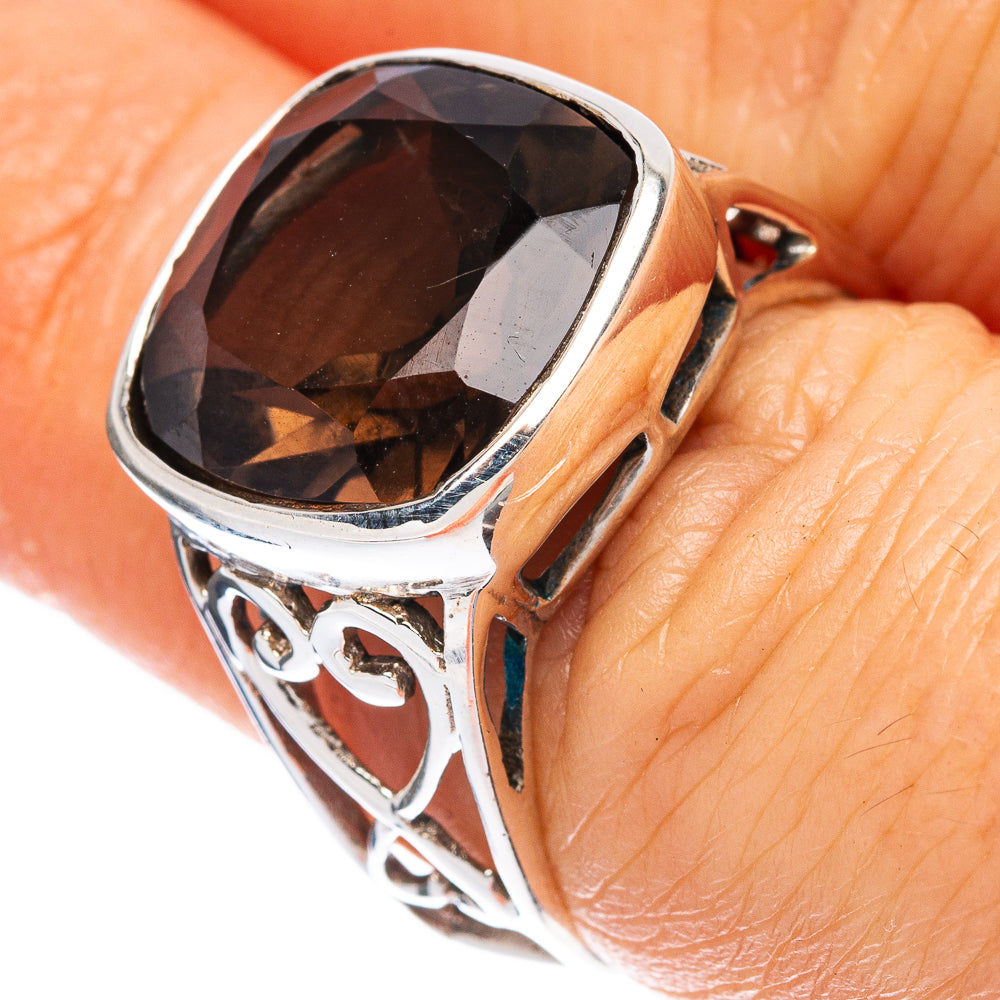 Smoky Quartz 925 Sterling Silver Ring Size 6.5 Ana Co R2473