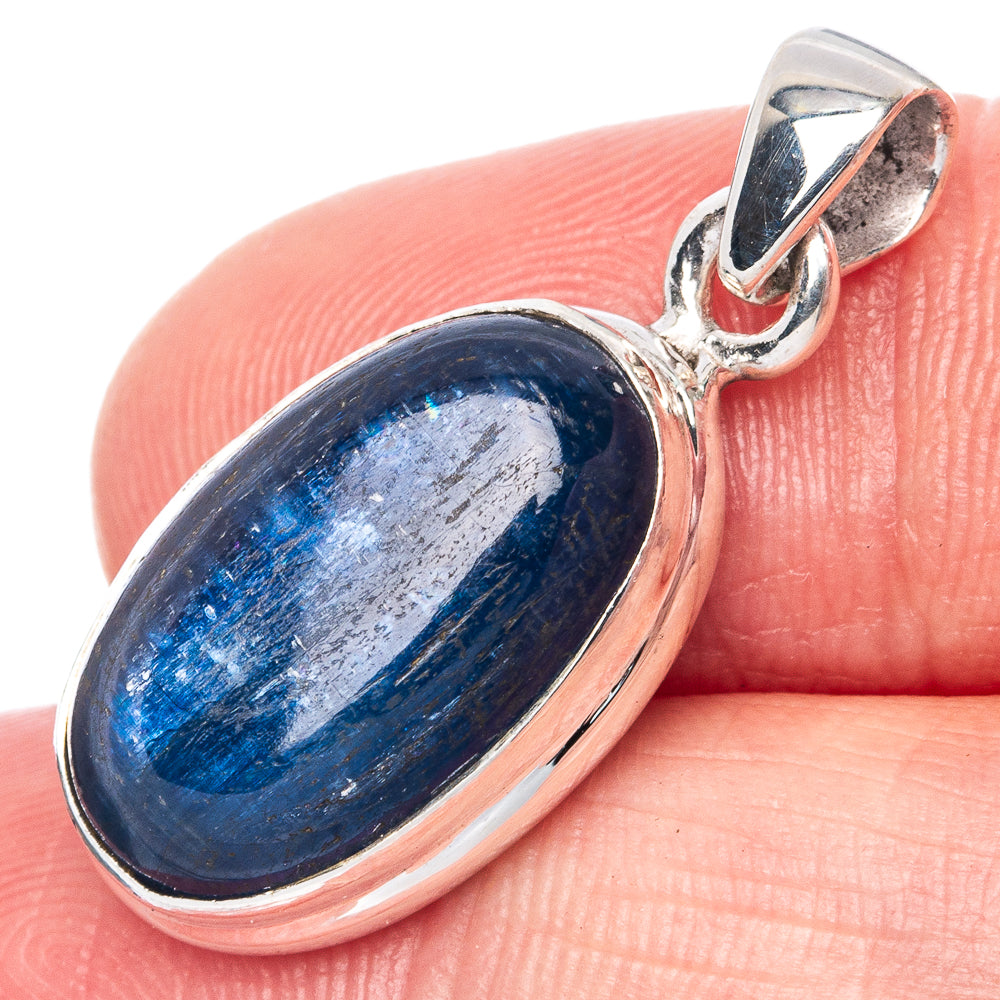 Kyanite 925 Sterling Silver Pendant 1 1/8" (925 Sterling Silver) P41875