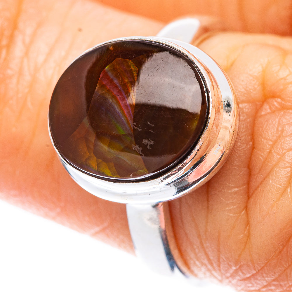 Rare Mexican Fire Agate Ring Size 6.5 (925 Sterling Silver) R2218
