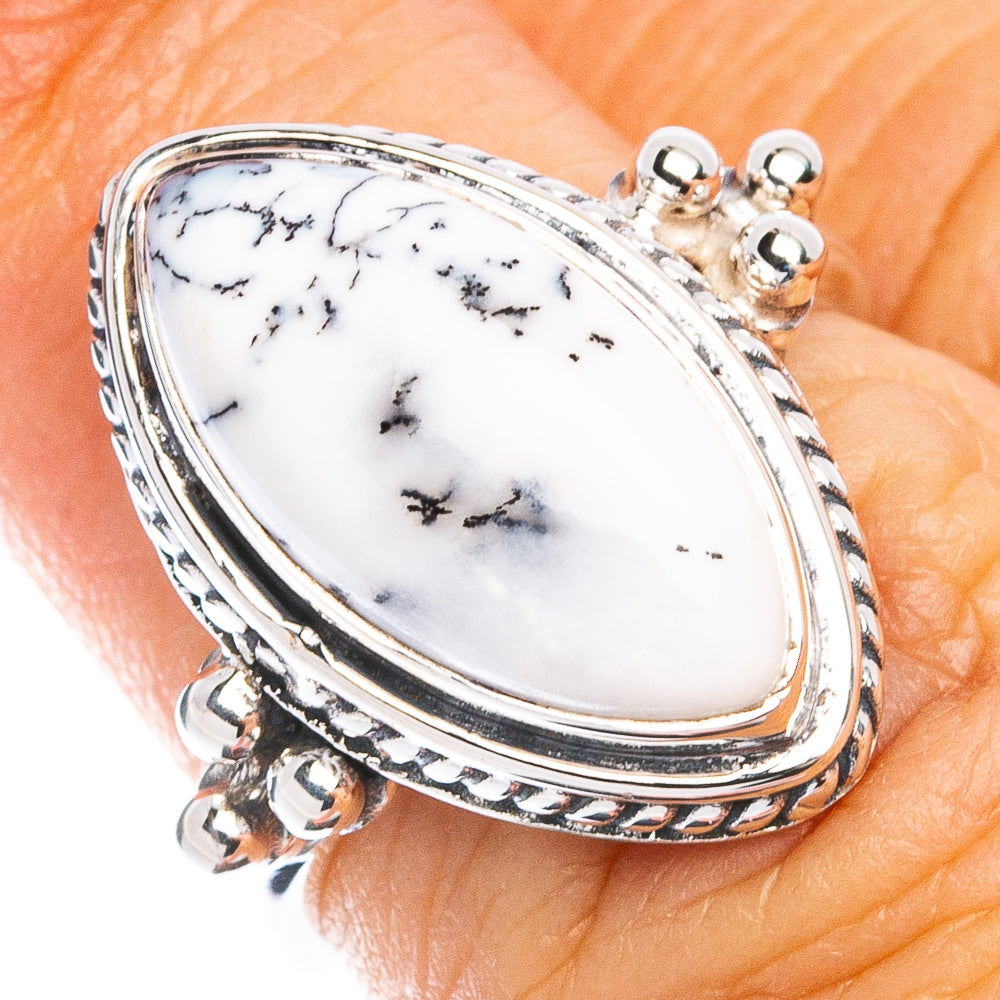 Premium Dendritic Opal Ring Size 6 (925 Sterling Silver) R8041