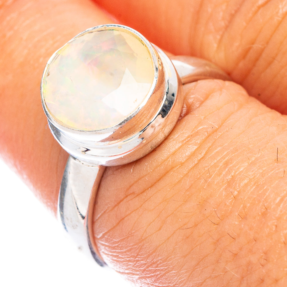 Rare Ethiopian Opal Ring Size 7 (925 Sterling Silver) R7362