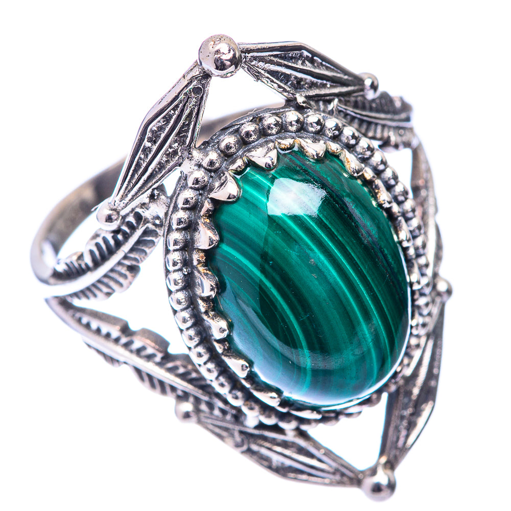 Malachite Ring Size 9.25 (925 Sterling Silver) R140882