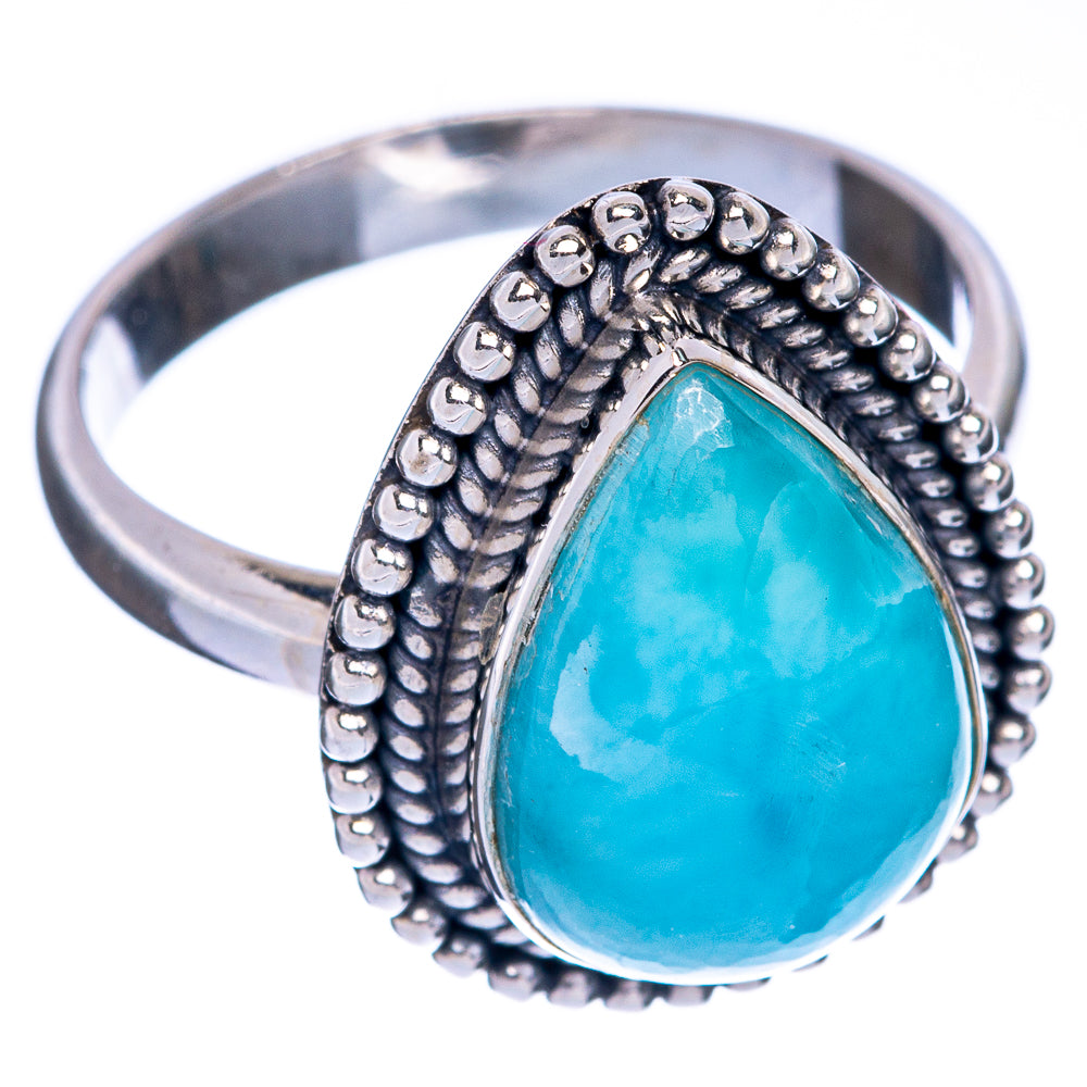 Larimar Ring Size 8 (925 Sterling Silver) R144539