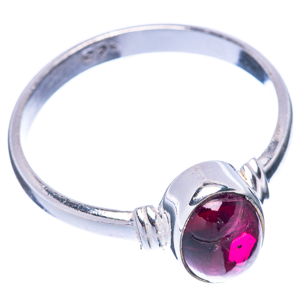 Garnet 925 Sterling Silver Ring Size 6.75 (925 Sterling Silver) R5311