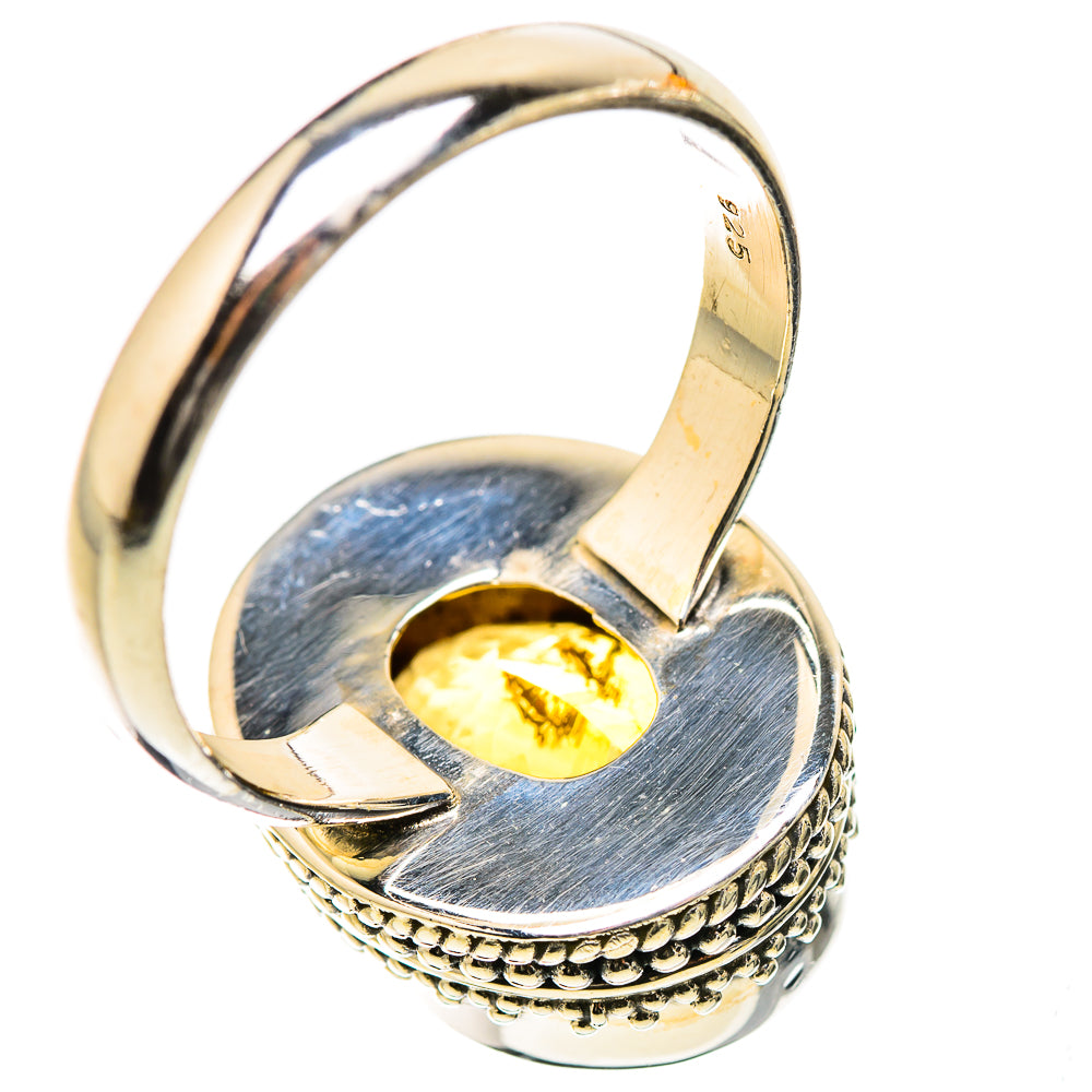 Faceted Citrine Ring Size 10 (925 Sterling Silver) RING135402