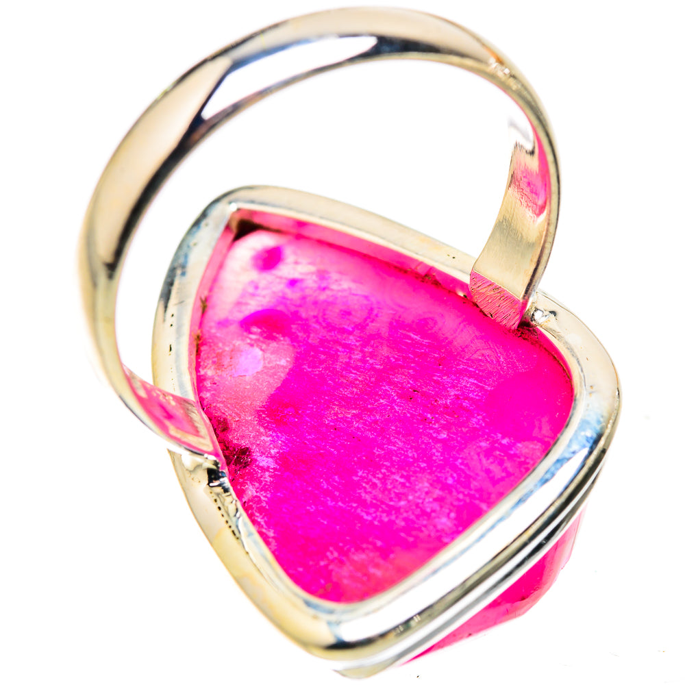Large Pink Window Druzy Ring Size 9.5 (925 Sterling Silver) RING135741