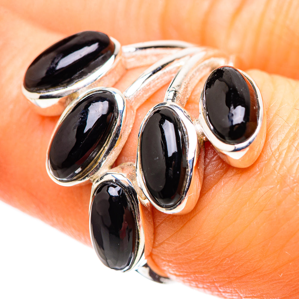Black Onyx Ring Size 7.5 (925 Sterling Silver) RING136815