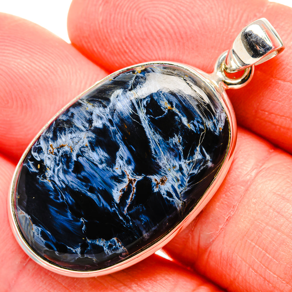 Pietersite Pendant 1 3/4"  (925 Sterling Silver) PD36910
