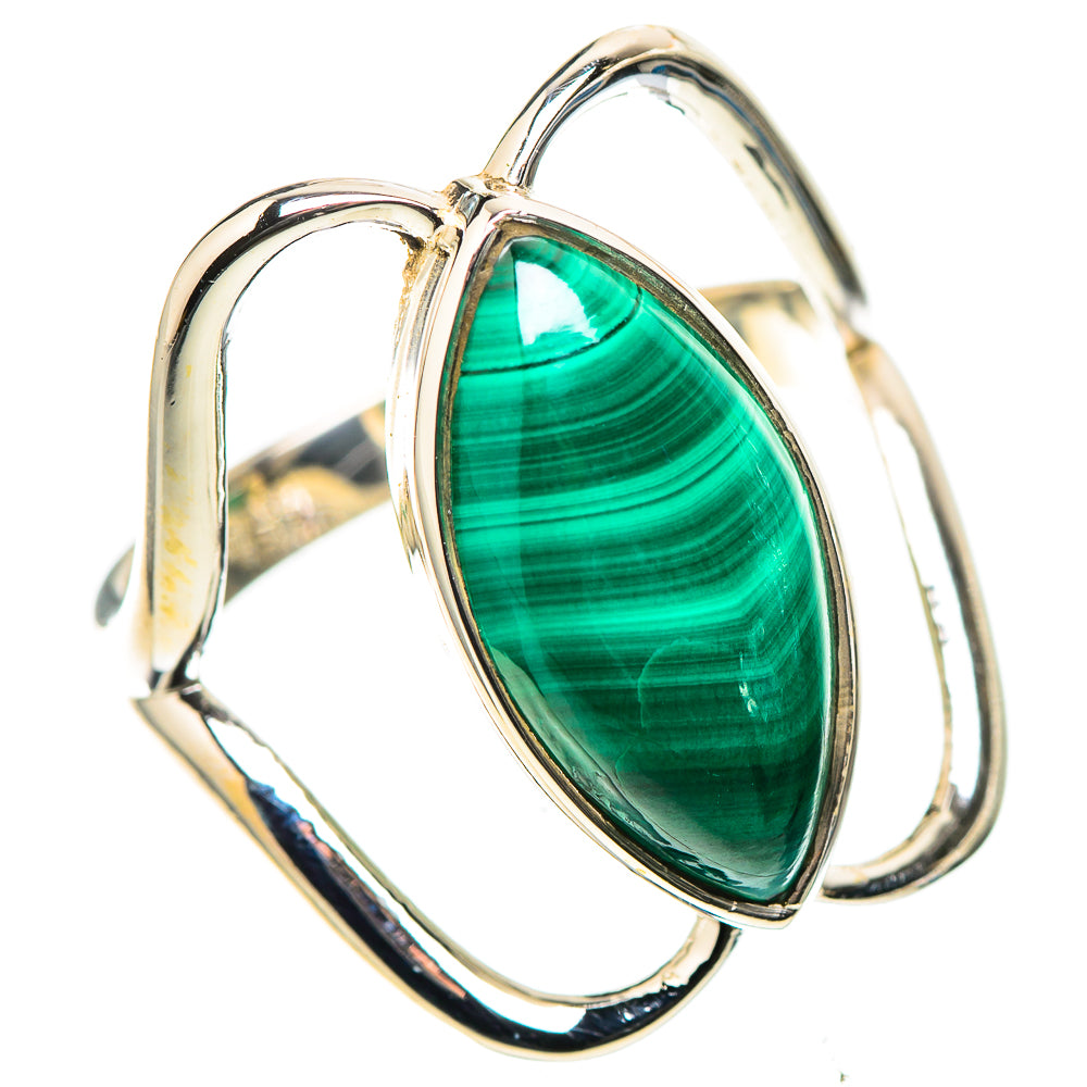 Malachite 925 Sterling Silver Ring Size 8.25 (925 Sterling Silver) RING137415