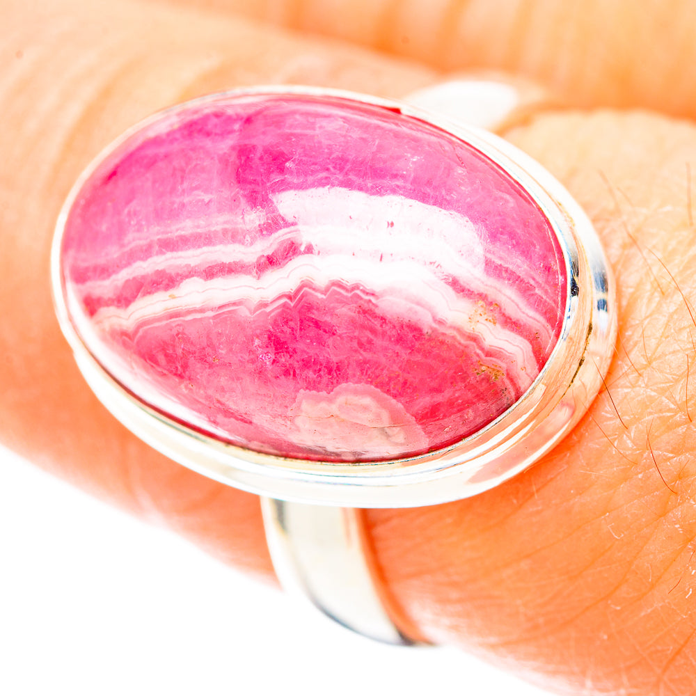 Rhodochrosite Ring Size 7.5 (925 Sterling Silver) RING137095
