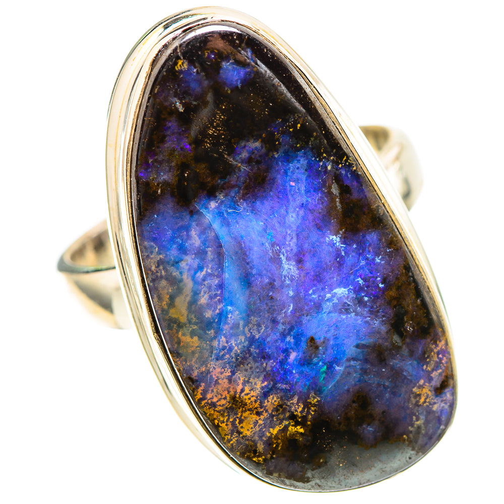 Boulder Opal Ring Size 7.25 (925 Sterling Silver) RING136720