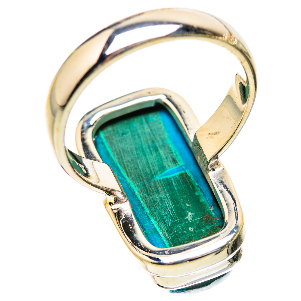 Malachite In Chrysocolla Ring Size 6 (925 Sterling Silver) RING135228