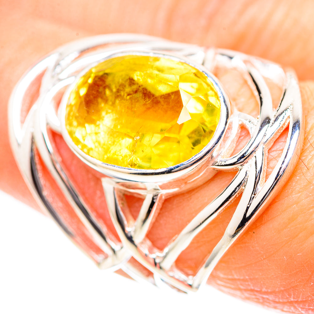 Faceted Citrine Ring Size 7 (925 Sterling Silver) RING136227