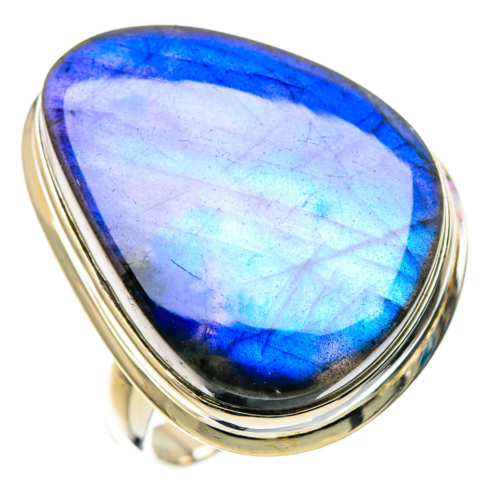 Large Labradorite Ring Size 11.5 (925 Sterling Silver) RING136156