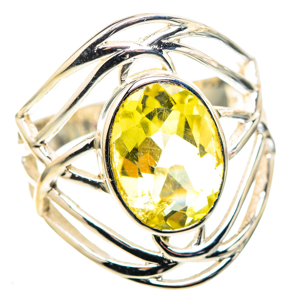 Faceted Citrine Ring Size 8.5 (925 Sterling Silver) RING136831