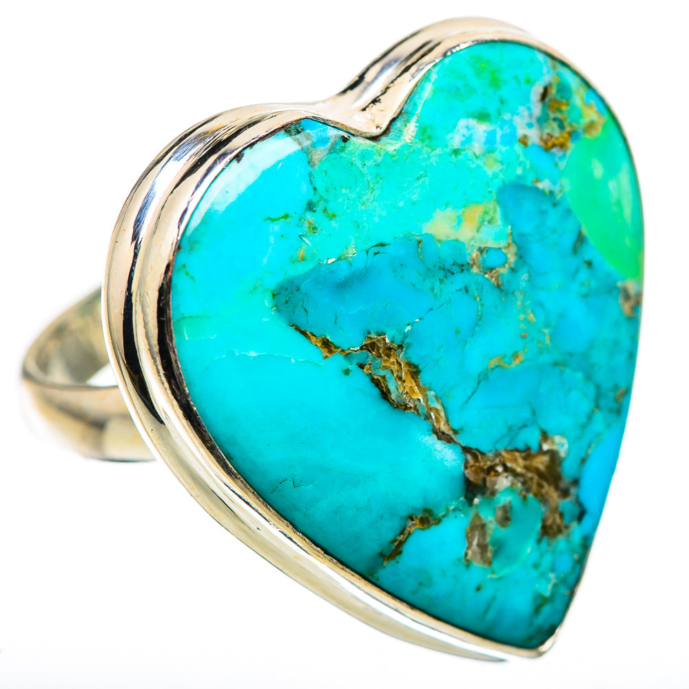 Large Chrysocolla Ring Size 9 (925 Sterling Silver) RING135900