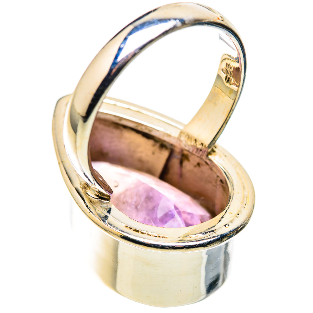 Large Faceted Amethyst Ring Size 8 (925 Sterling Silver) RING136147