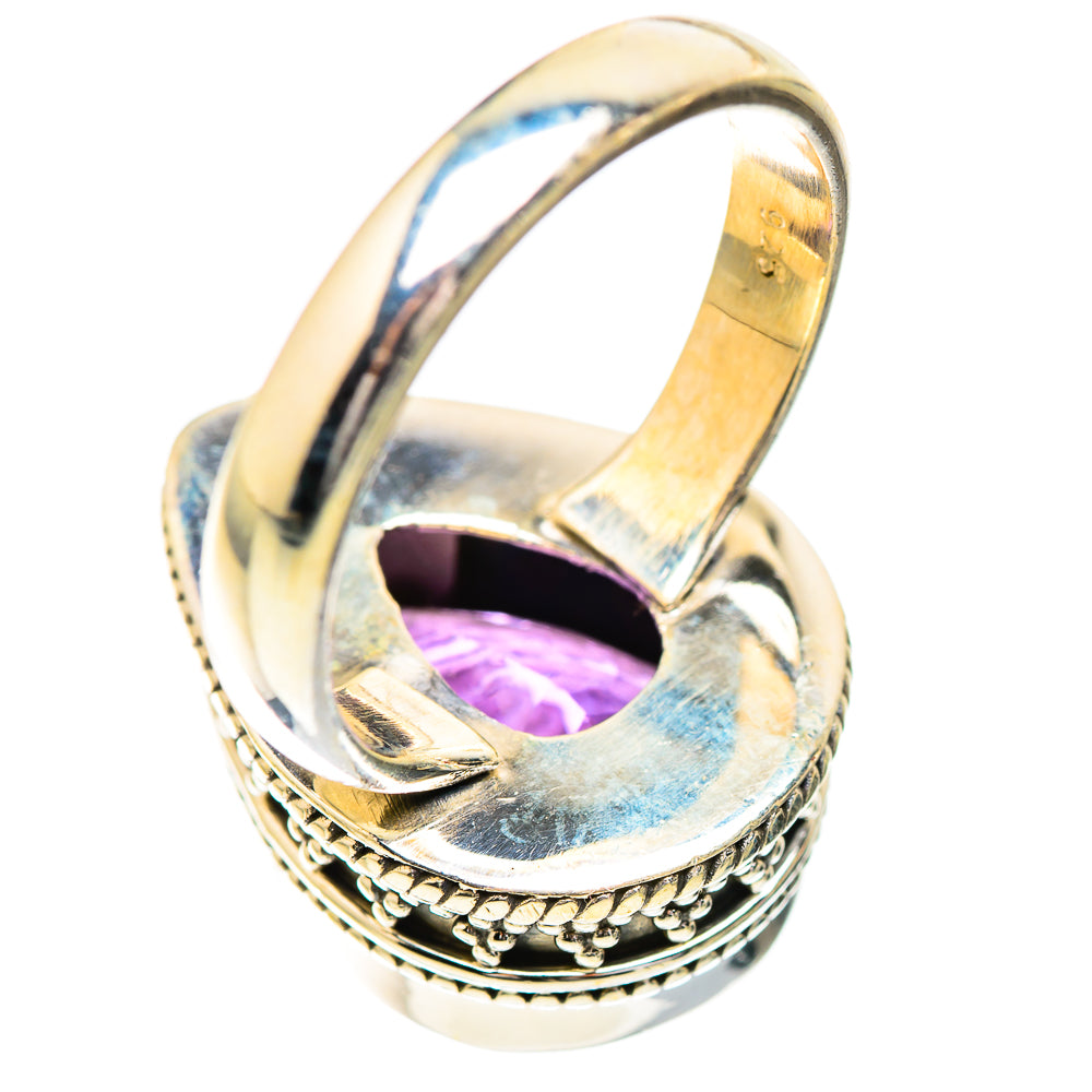 Faceted Amethyst Ring Size 8.25 (925 Sterling Silver) RING135830