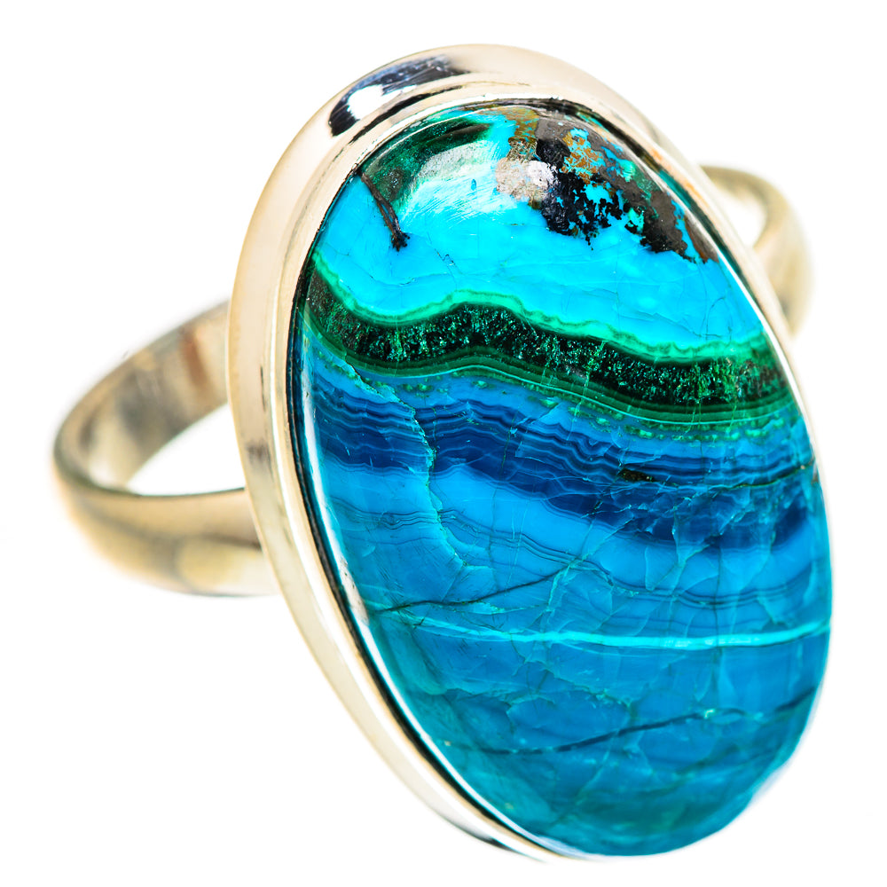 Malachite In Chrysocolla Ring Size 12.75 (925 Sterling Silver) RING134929