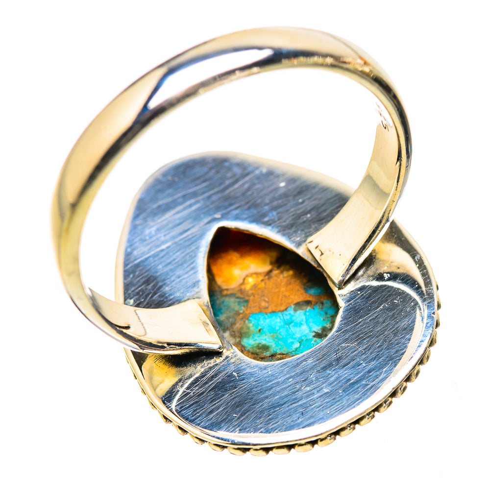 Anasilvercos Spiny Oyster Turquoise Ring Size 9 (925 Sterling Silver)