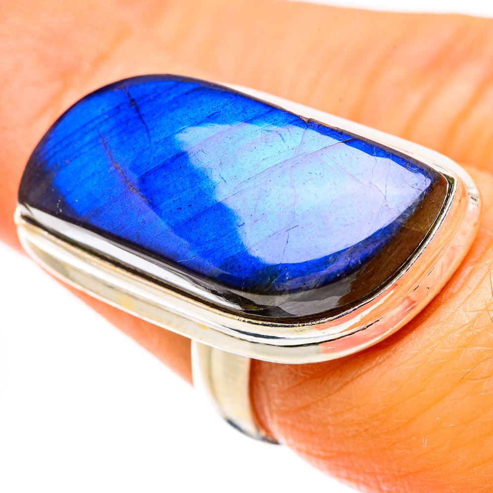 Labradorite 925 Sterling Silver Ring Size 6.25 Ana Co R135302