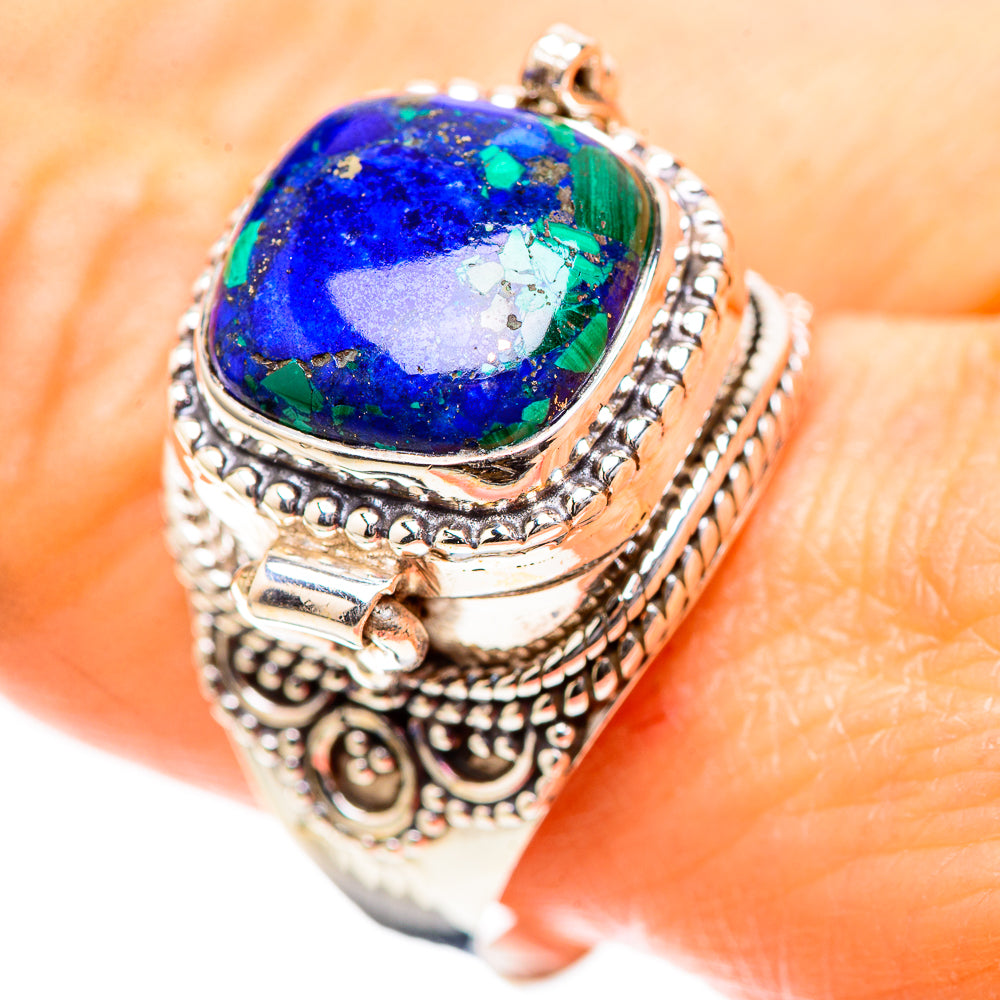 Poison Azurite 925 Sterling Silver Ring Size 10.75 (925 Sterling Silver) RING137260