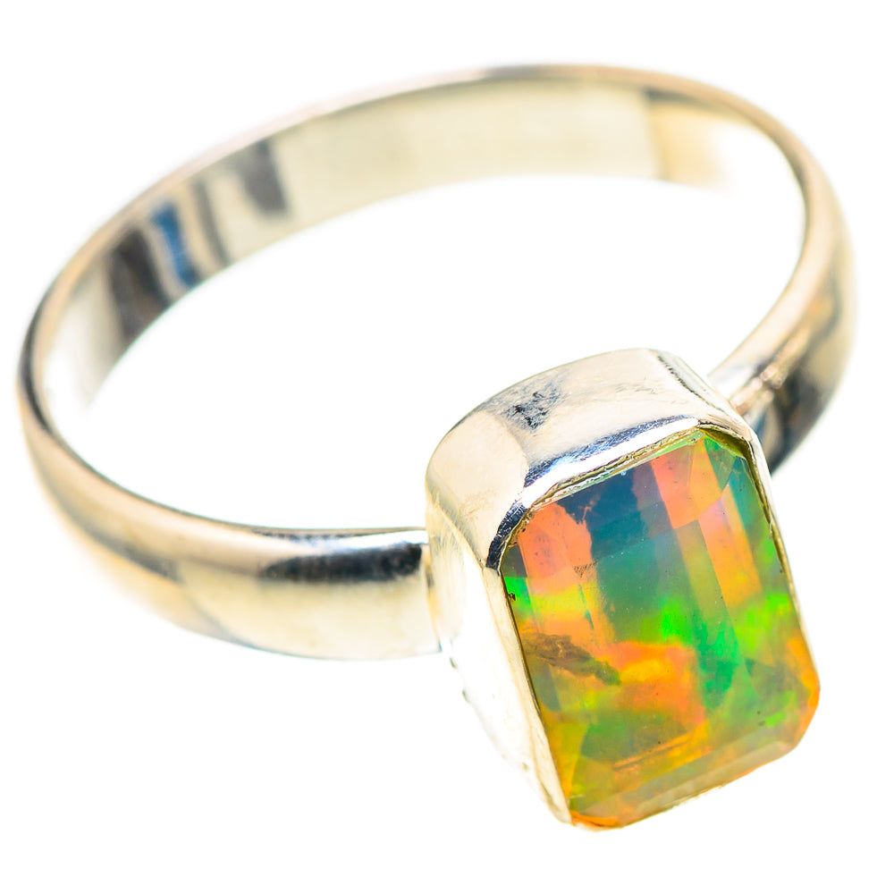 Ethiopian Opal Ring Size 8.25 (925 Sterling Silver) RING136856