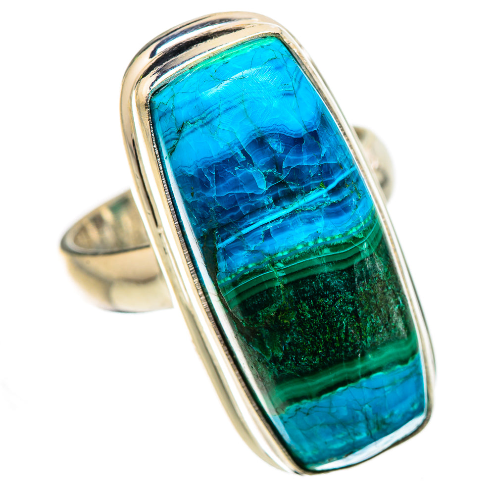 Malachite In Chrysocolla Ring Size 6.25 (925 Sterling Silver) RING135469