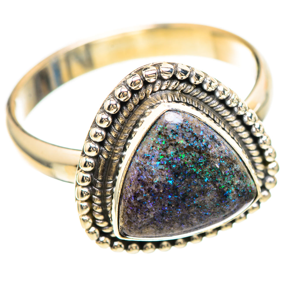 Andamooka Opal Ring Size 9 (925 Sterling Silver) RING136500