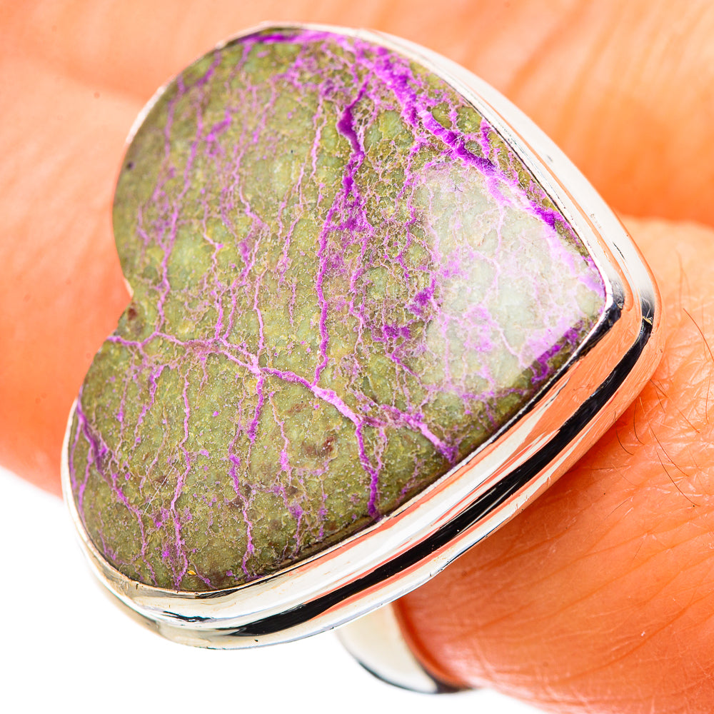 Large Stichtite Ring Size 8 (925 Sterling Silver) RING136146
