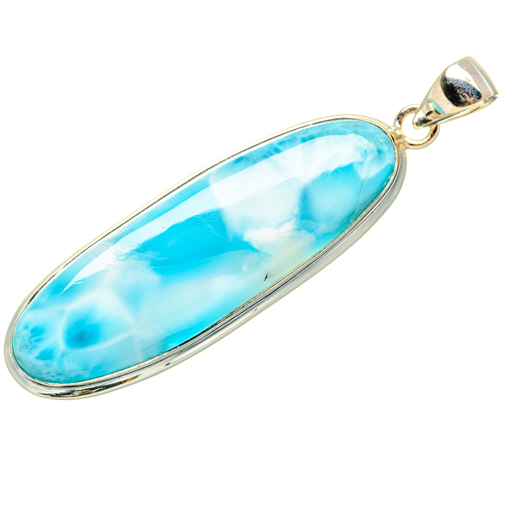 Larimar Pendant 2 1/4"  (925 Sterling Silver) PD36915