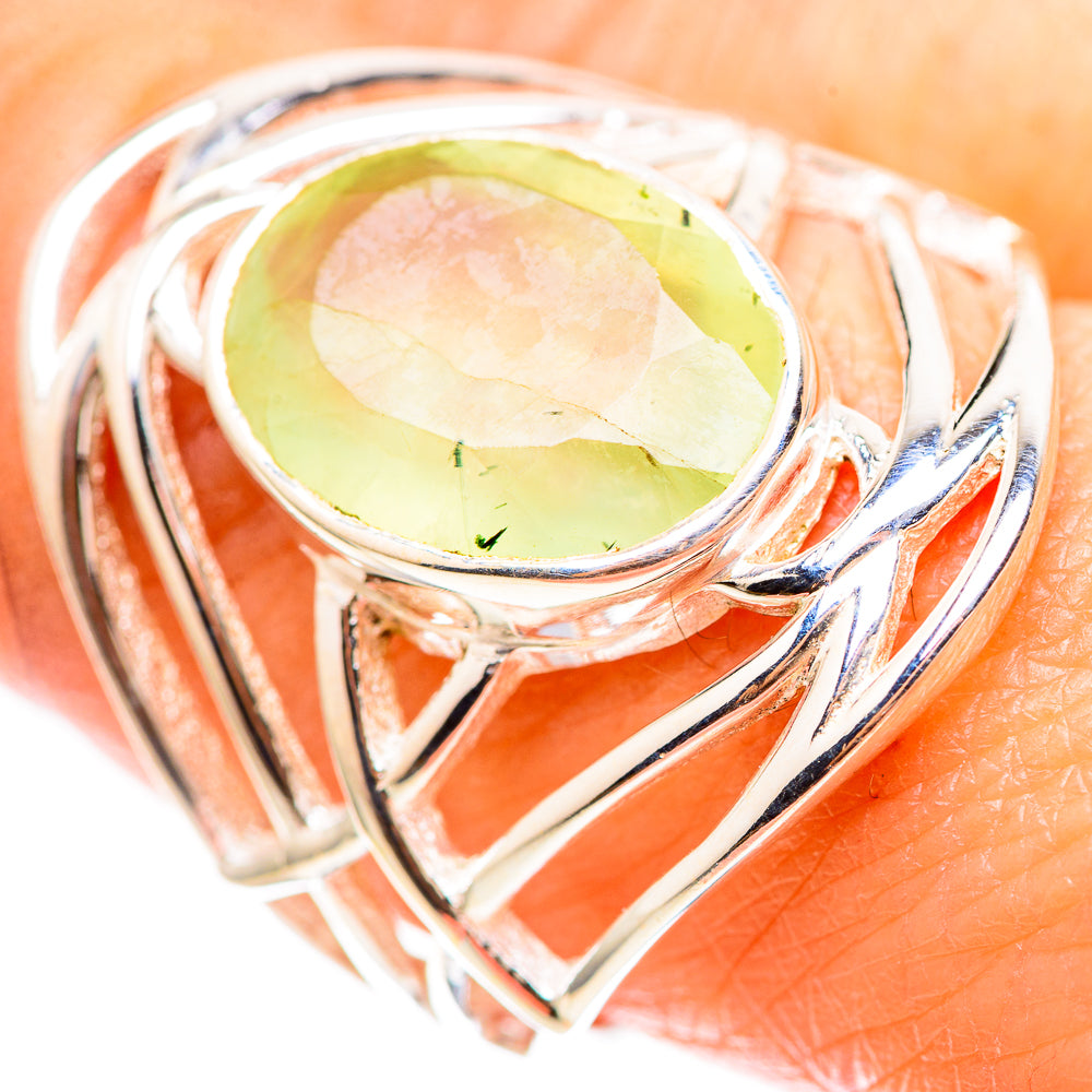 Prehnite 925 Sterling Silver Ring Size 9 Ana Co R136251