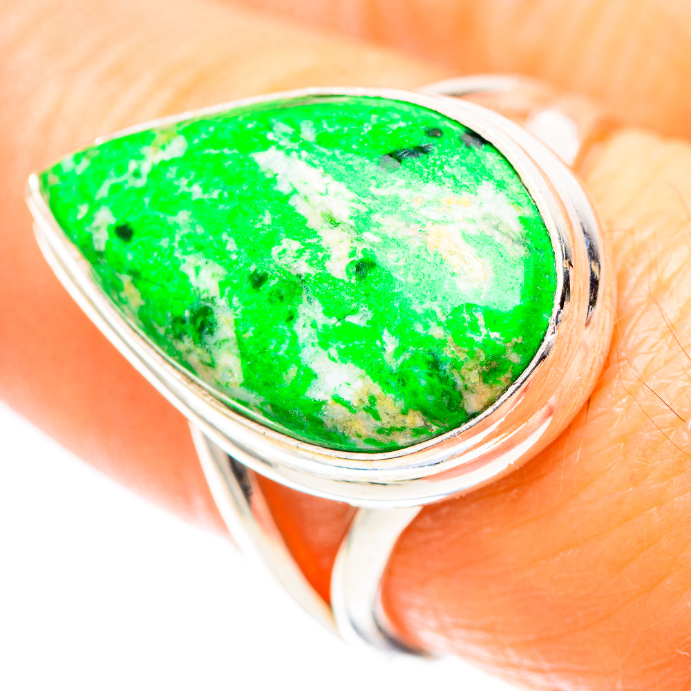 Gaspeite Ring Size 8 (925 Sterling Silver) RING136688