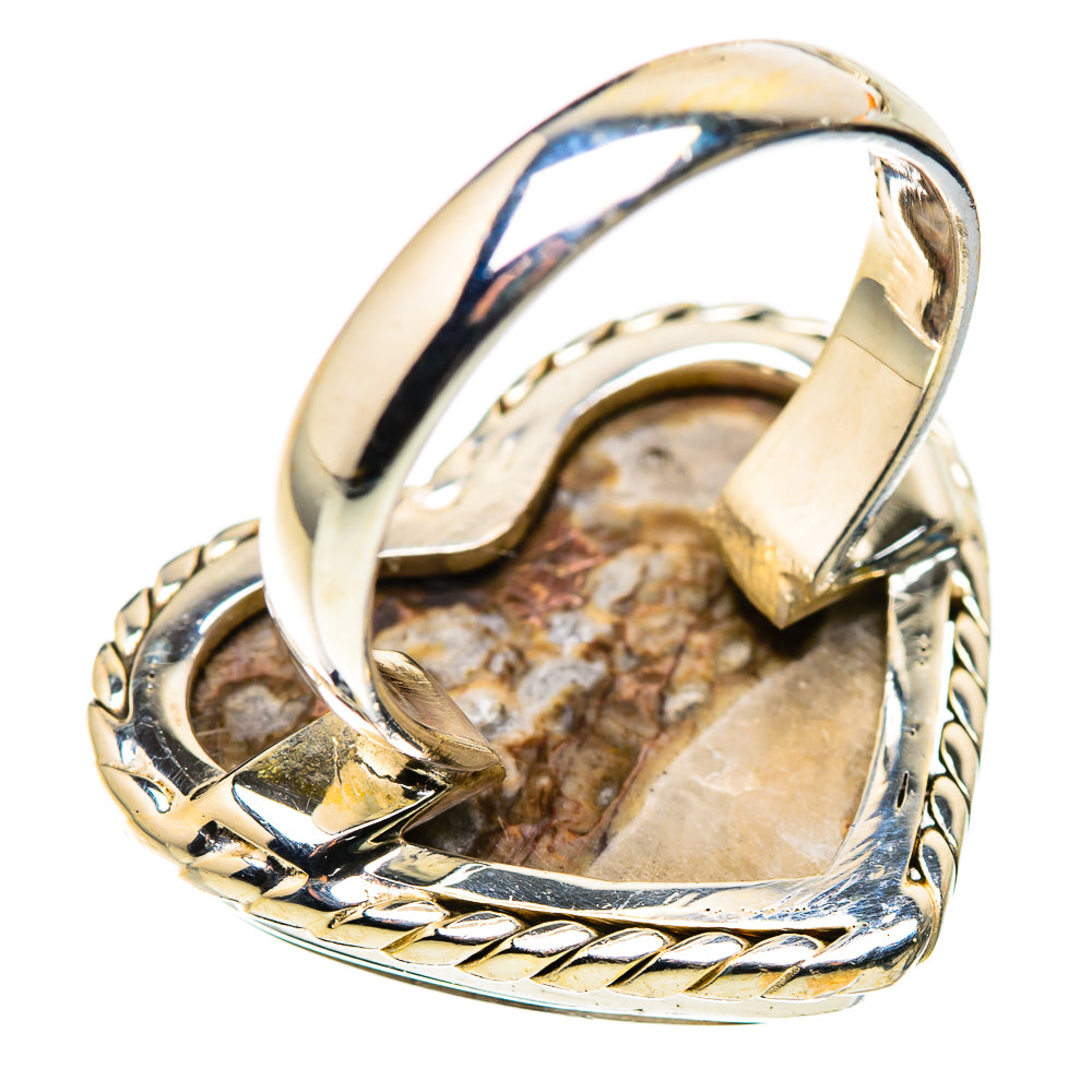 Large Mushroom Rhyolite Ring Size 7.25 (925 Sterling Silver) RING136165