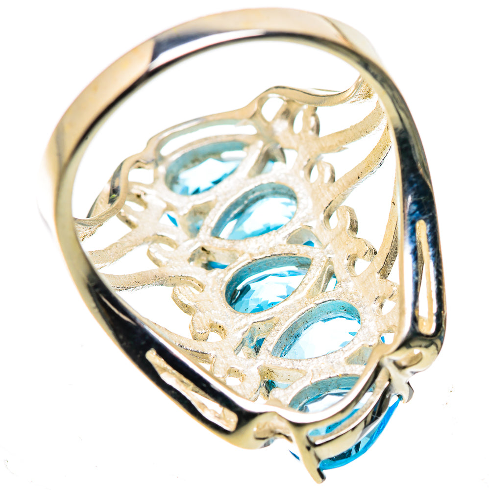 Blue Topaz Ring Size 8 (925 Sterling Silver) RING135993