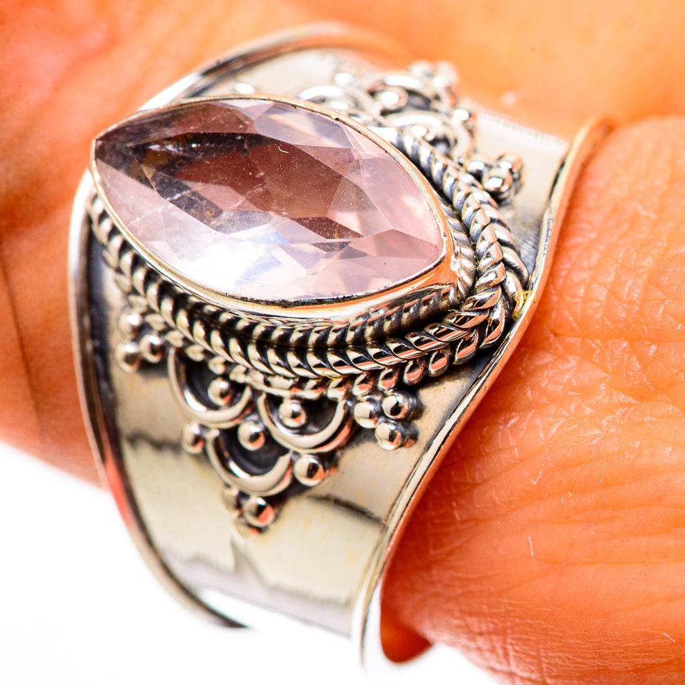 Rose Quartz Ring Size 10.25 (925 Sterling Silver) RING134584
